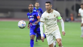 Ronaldo ghi bàn thắng đầu tiên ở Saudi Pro League