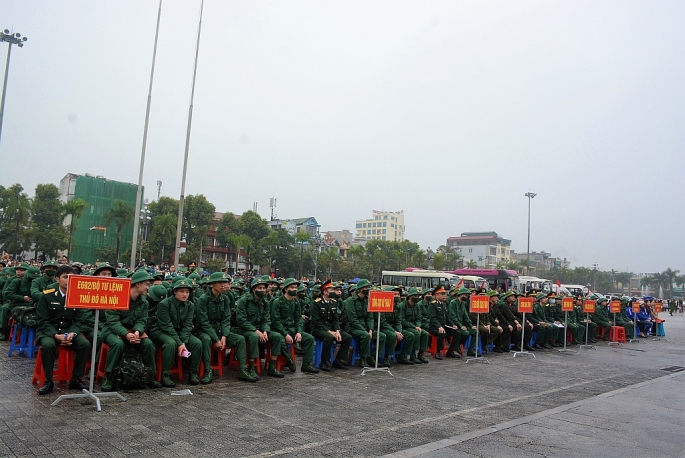 Hơn 3500 tân binh xứ Thanh nô nức lên đường nhập ngũ
