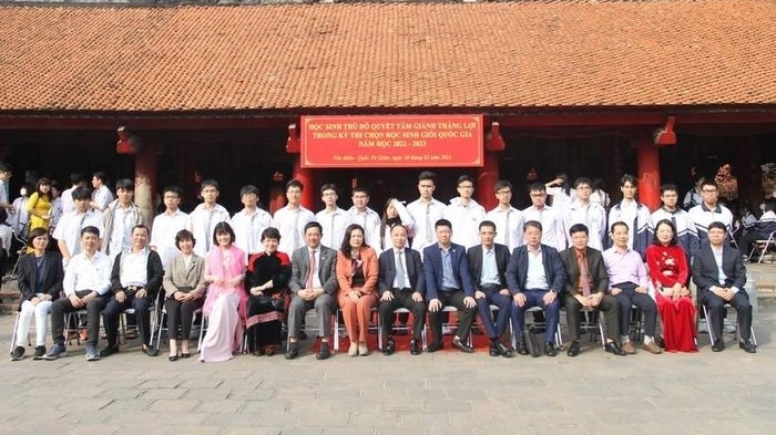 Gặp mặt 184 học sinh Hà Nội tham dự kỳ thi chọn học sinh giỏi cấp Quốc gia năm học 2022-2023