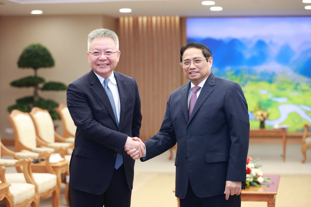 Thủ tướng tiếp Bí thư Tỉnh ủy Hải Nam, Trung Quốc Thẩm Hiểu Minh