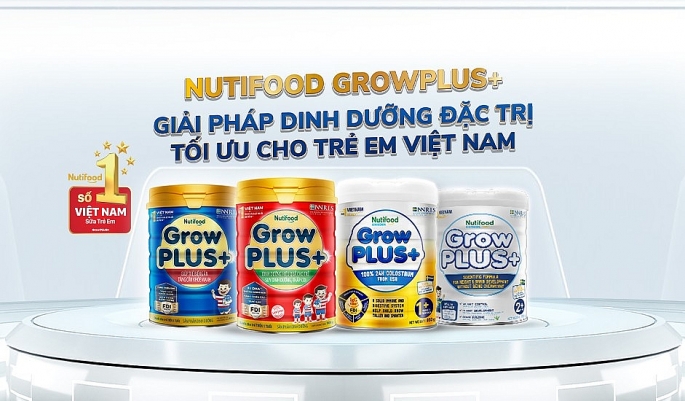 Giải mã lý do Nutifood GrowPLUS+ là nhãn sữa trẻ em 