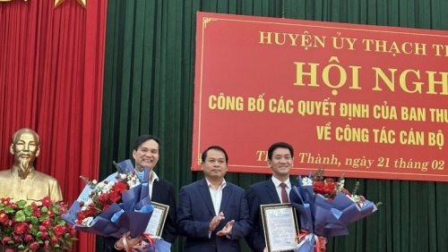 Ông Đinh Văn Hưng được bầu giữ chức Chủ tịch UBND huyện Thạch Thành