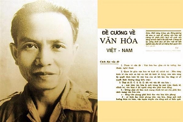 Đề cương về văn hóa Việt Nam do Tổng Bí thư Trường Chinh khởi thảo. Ảnh: Tư liệu.