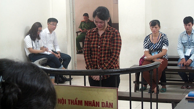 Bị cáo Nguyễn Thị Sự tại phiên tòa năm ấy