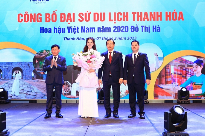 Hoa hậu Việt Nam 2020 Đỗ Thị Hà được lựa chọn làm đại sứ du lịch năm 2023 của tỉnh Thanh Hóa.