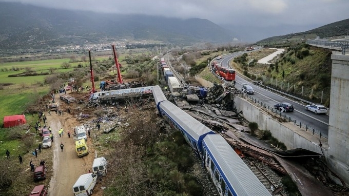 Vụ 2 đoàn tàu đâm vào nhau ở Hy Lạp: Đã có 36 người thiệt mạng