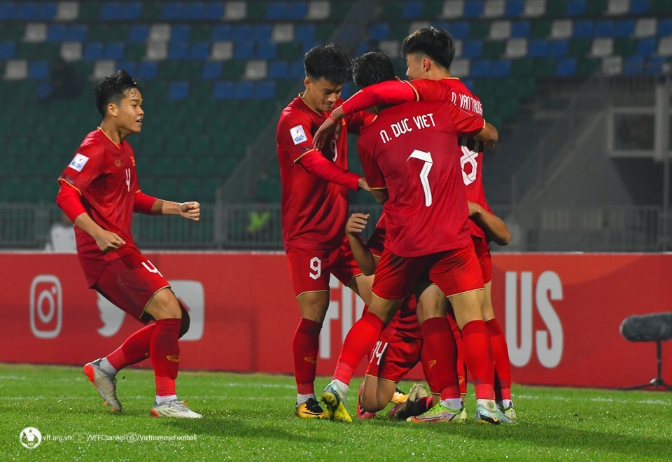 Bảng xếp hạng U20 châu Á 2023 mới nhất: U20 Việt Nam dẫn đầu bảng 