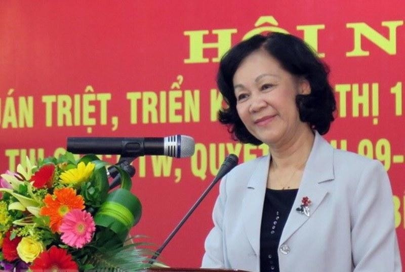 Bà Trương Thị Mai được phân công giữ chức Thường trực Ban Bí thư khóa XIII