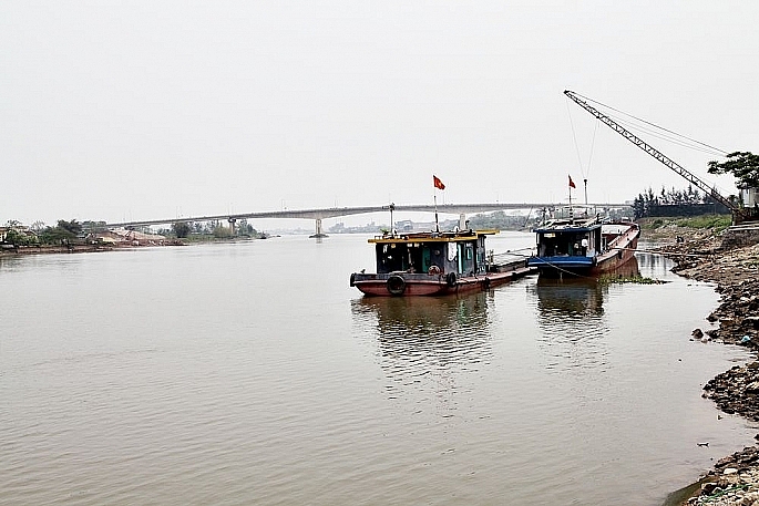 Sông Ninh Cơ, nơi vụ việc đau lòng và đáng tiếc với 2 cháu do nghi do người mẹ bị trầm cảm
