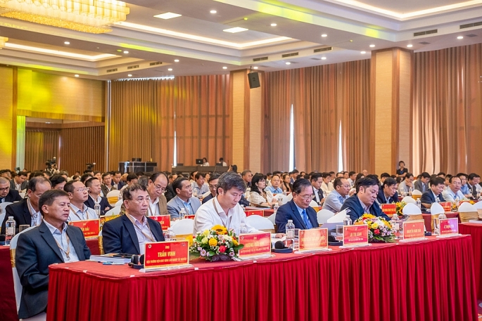 Các đại biểu tham dự Hội thảo xây dựng chuỗi ngành hàng cà phê Việt Nam chất lượng cao gắn với tăng trưởng xanh và phát triển bền vững