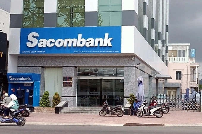 Phòng giao dịch Cam Ranh, Sacombank Khánh Hoà, nơi bà Dương gửi tiền
