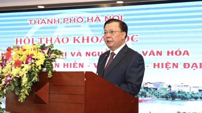 Bí thư Thành ủy Hà Nội Đinh Tiến Dũng: Văn hóa là nguồn lực quan trọng để phát triển Thủ đô