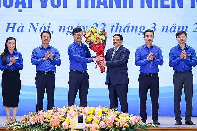 Thủ tướng Phạm Minh Chính đối thoại với thanh niên về 3 nhóm vấn đề