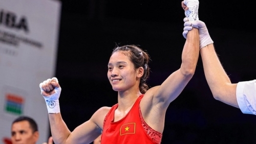 Nữ võ sĩ Việt đầu tiên vào chung kết Giải vô địch Boxing thế giới