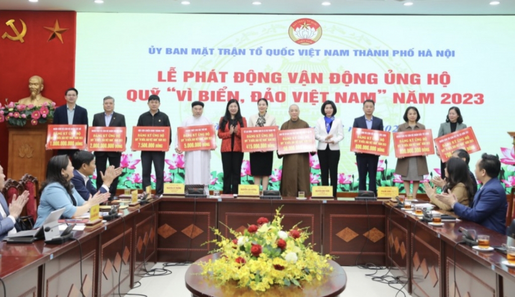 Hà Nội ra Lời kêu gọi ủng hộ Quỹ ''Vì biển, đảo Việt Nam'' năm 2023
