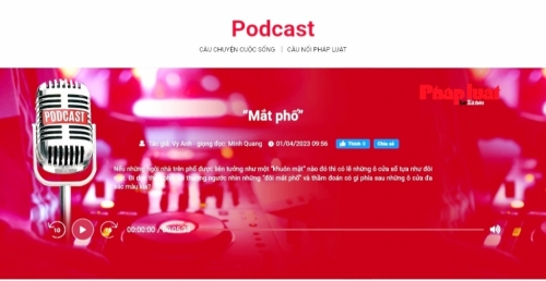 Pháp luật và Xã hội ra mắt Chuyên mục Podcast