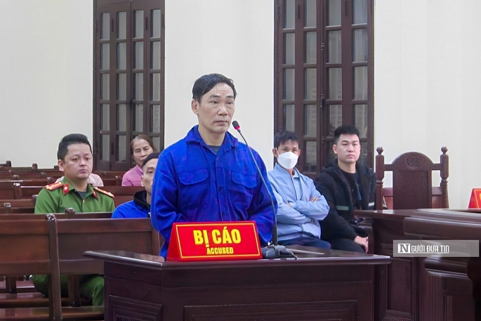 Bị cáo Nguyễn Văn Hải tại phiên tòa.