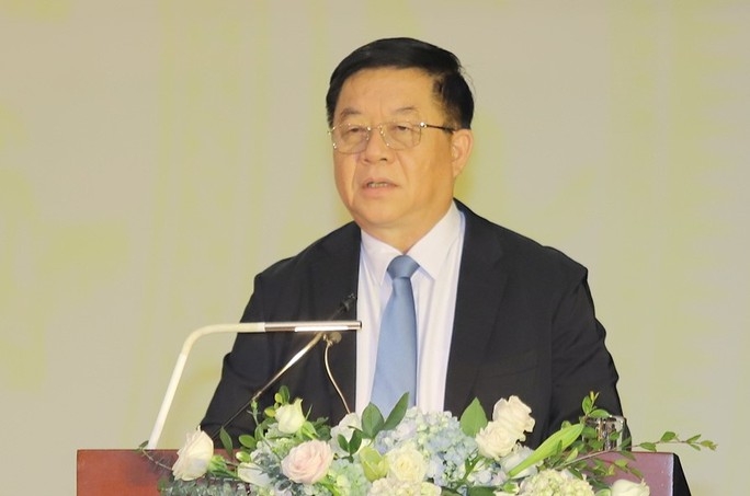Bí thư Trung ương Đảng, Trưởng Ban Tuyên giáo Trung ương Nguyễn Trọng Nghĩa phát biểu kết luận hội nghị