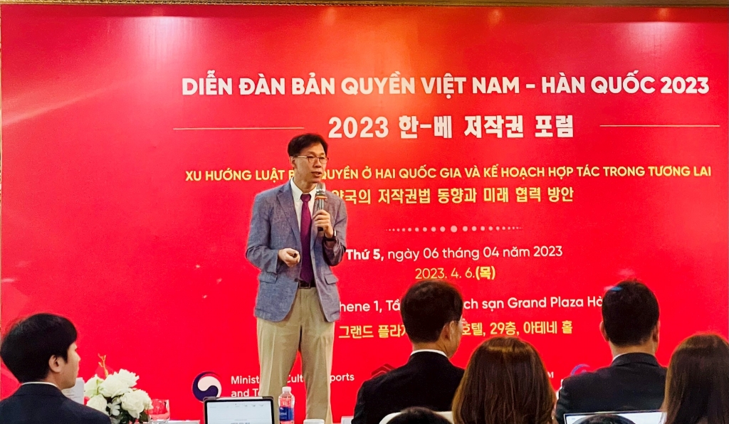 Thúc đẩy thực thi bảo vệ quyền tác giả, quyền liên quan, phát triển các ngành công nghiệp văn hóa Việt Nam - Hàn Quốc Thúc đẩy thực thi bảo vệ quyền tác giả, quyền liên quan, phát triển các ngành công nghiệp văn hóa Việt Nam - Hàn Quốc