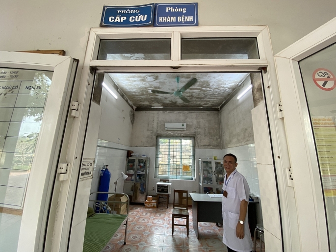 Trạm Y tế phường Quảng Thành, TP Thanh Hóa xuống cấp nghiêm trọng.