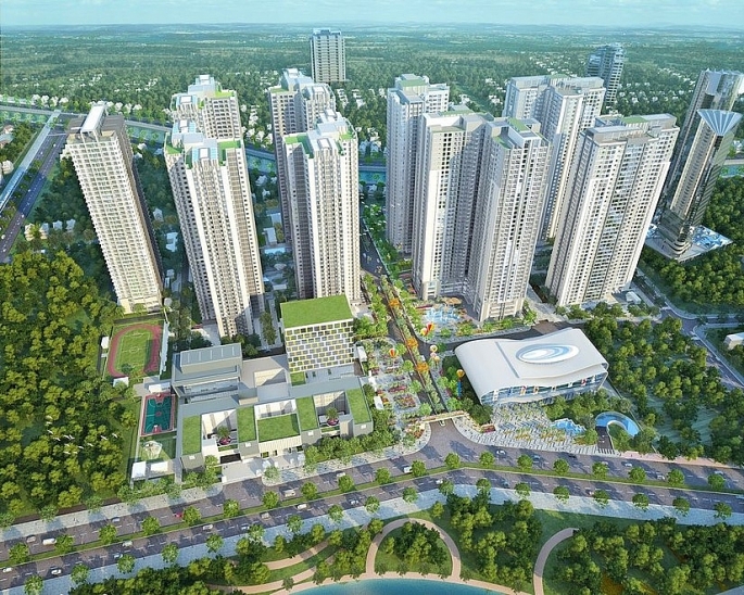 Dự kiến năm 2023, TP Hà Nội sẽ có thêm trên 4,1 triệu mét vuông sàn nhà ở, để đáp ứng với dự báo cần khoảng 89 triệu mét vuông sàn tổng nhu cầu về nhà trên địa bàn Hà Nội đến năm 2030. Ảnh: Thảo Linh