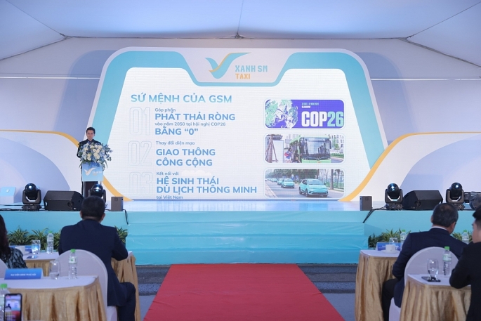 Ông Nguyễn Văn Thanh - Tổng giám đốc Công ty GSM giới thiệu về tầm nhìn, sứ mệnh và quá trình phát triển của Công ty sau hơn một tháng được công bố thành lập.