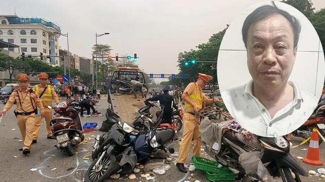 Thông tin mới nhất vụ ô tô tông hàng loạt xe máy trên đường Võ Chí Công