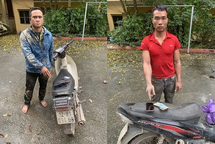 Bắt 2 đối tượng trộm xe máy ở Lạng Sơn khi đang đi trên đường liên thôn tại Bắc Giang