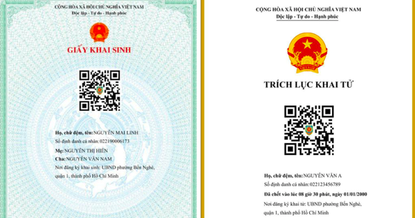 Thí điểm giấy khai sinh điện tử và trích lục điện tử tại Hà Nội và Hà Nam.