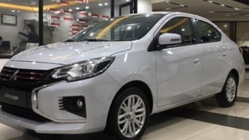 Mitsubishi Attrage 2023 - cận cảnh chiếc xe 