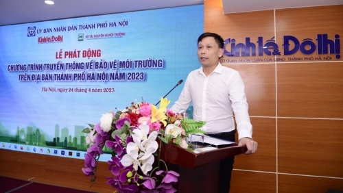 Phát động Chương trình truyền thông Bảo vệ môi trường Hà Nội năm 2023