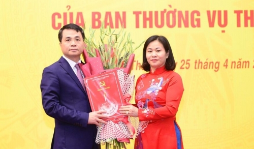 Ông Lê Minh Đức được điều động giữ chức Bí thư Huyện ủy Thạch Thất