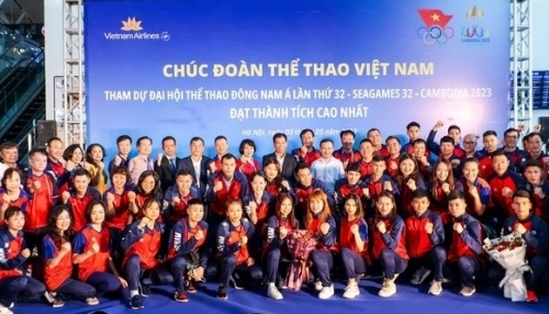 Đoàn Thể thao Việt Nam chính thức lên đường tham dự SEA Games 32