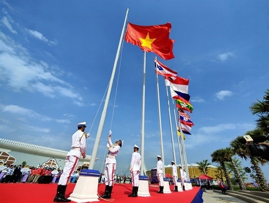 Quốc kỳ Việt Nam tung bay tại SEA Games 32
