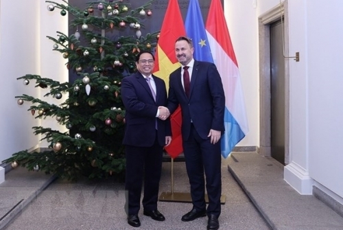 Thủ tướng Chính phủ Phạm Minh Chính hội đàm với Thủ tướng Luxembourg