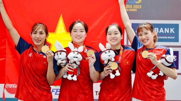 Bóng rổ Việt Nam làm nên lịch sử với tấm huy chương Vàng SEA Games 32