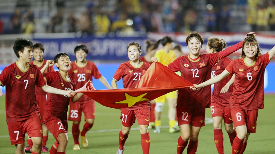 Xác định được đối thủ của đội tuyển nữ Việt Nam tại bán kết SEA Games 32
