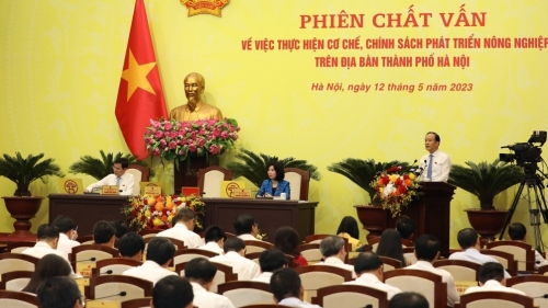 Khai mạc phiên chất vấn việc thực hiện các cơ chế, chính sách phát triển nông nghiệp của Thường trực HĐND TP Hà Nội