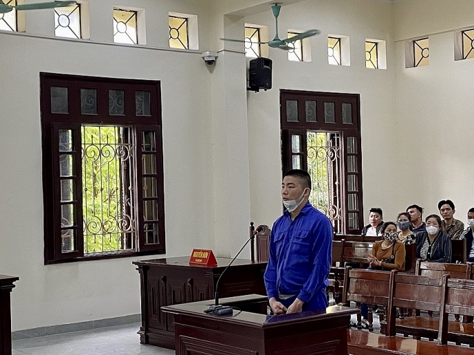 Bị cáo Bùi Văn Thắng tại phiên tòa