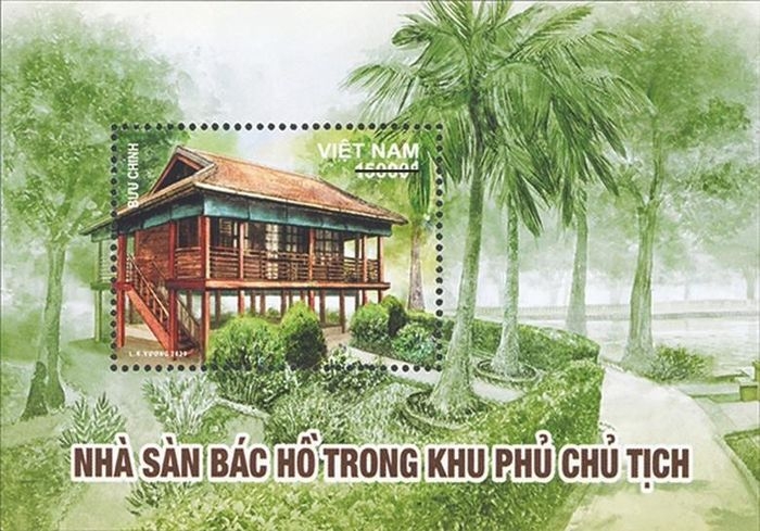 Phát hành bộ tem bưu chính đặc biệt “Nhà sàn Bác Hồ trong khu Phủ Chủ tịch”