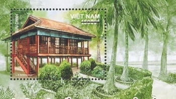 Phát hành bộ tem bưu chính đặc biệt “Nhà sàn Bác Hồ trong khu Phủ Chủ tịch”