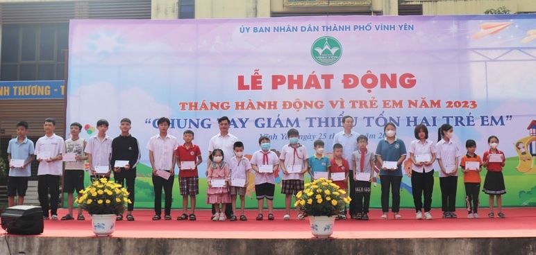 TP Vĩnh Yên: Phát động Tháng hành động vì trẻ em năm 2023