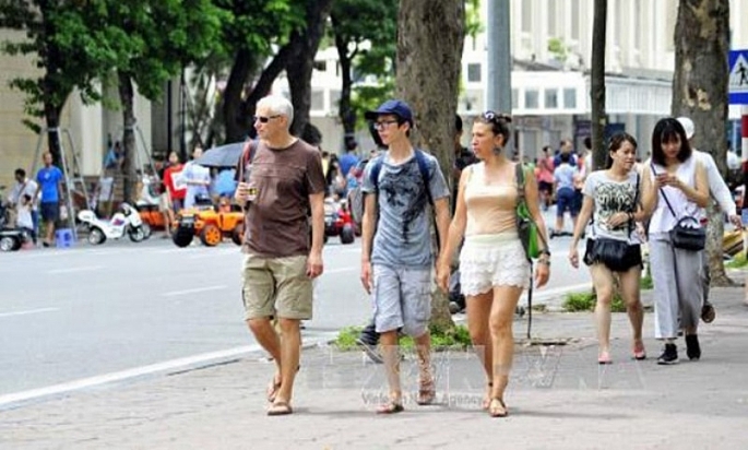 Khách di lịch quốc tế đến Hà Nội ước đạt 269 nghìn lượt người trong tháng 5