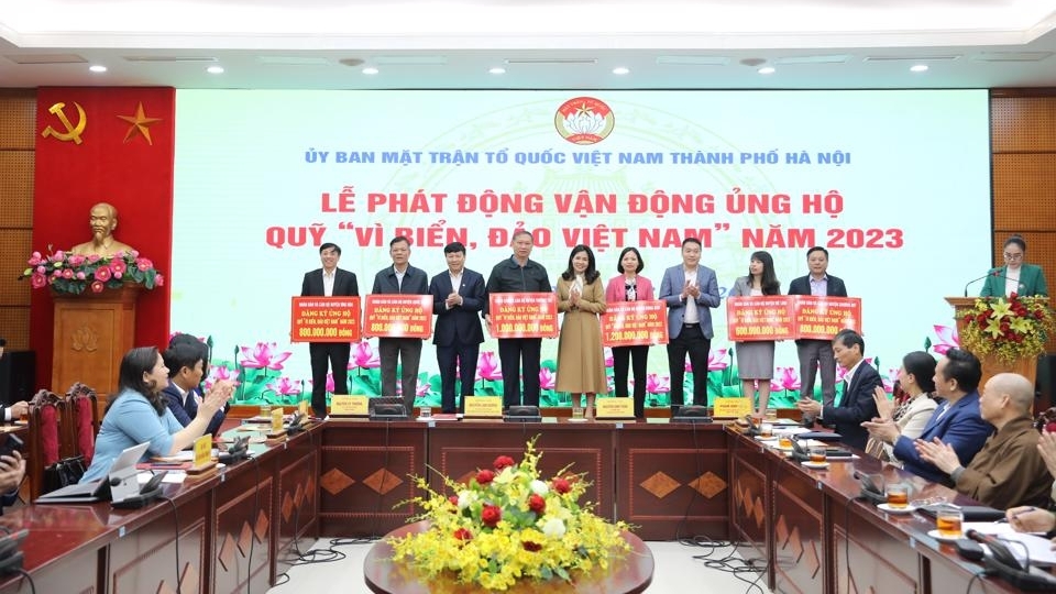 Hà Nội: Quỹ "Vì biển, đảo Việt Nam" đã tiếp nhận 37,5 tỷ đồng ủng hộ