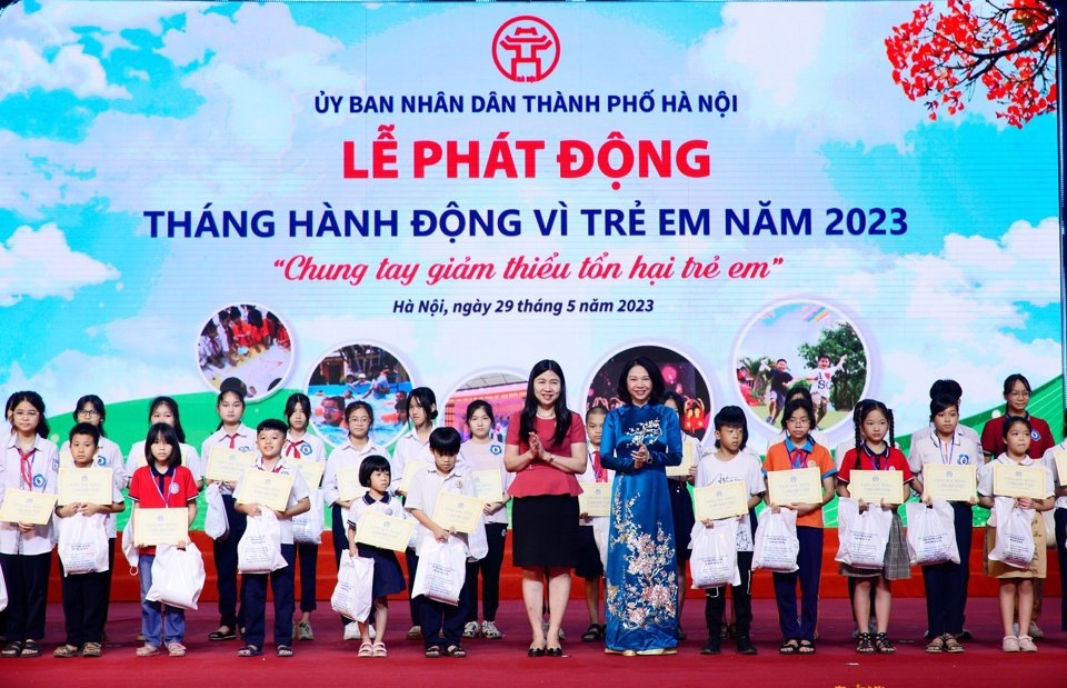 Hà Nội phát động Tháng hành động vì trẻ em năm 2023