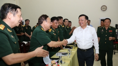 Bí thư Thành ủy Hà Nội: Cựu chiến binh là nòng cốt vận động GPMB Vành đai 4