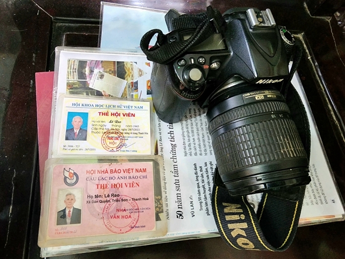 Ông Lê Reo là hội viên câu lạc bộ ảnh báo chí
