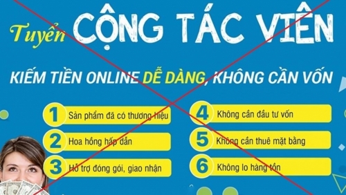 Dính bẫy tuyển cộng tác viên online, người đàn ông bị lừa mất 130 triệu đồng