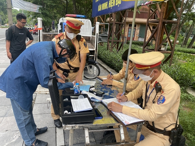 Hà Nội: Xử lý 549 trường hợp vi phạm Luật Giao thông đường bộ trong ngày 25/7