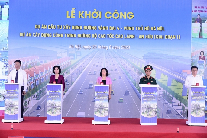Trực tiếp: Hà Nội khởi công dự án đường Vành đai 4 - Vùng Thủ đô